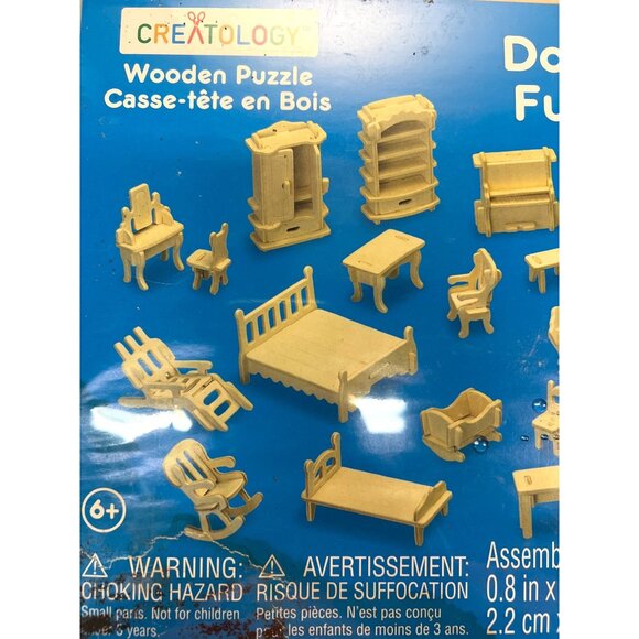 Creatology Wooden Dollhouse Furniture Set - Picture 3 of 6
